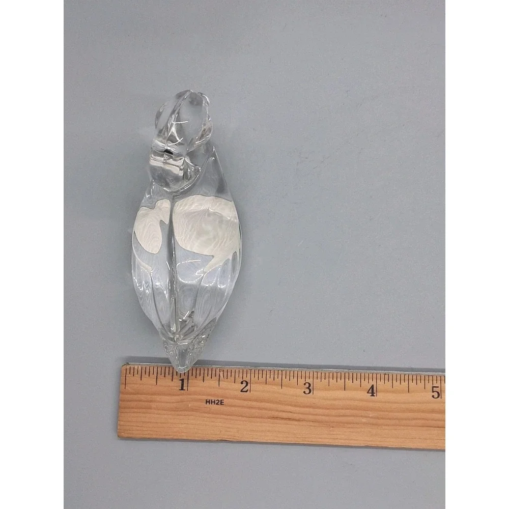 Princess House Crystal Pets 24% Lead Swan Figurine Paperweight Collectible VTG